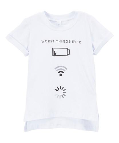 White Extendo Tee 'Worst Things'