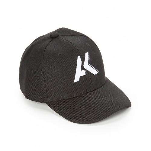Black Baseball Cap 'AK'