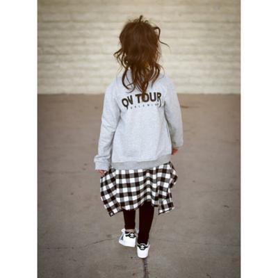 'On Tour' Gray Bomber Jacket