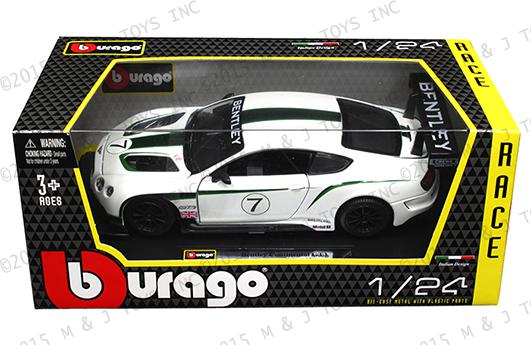 BBURAGO 1:24 W/B RACE BENTLEY GT3 #7