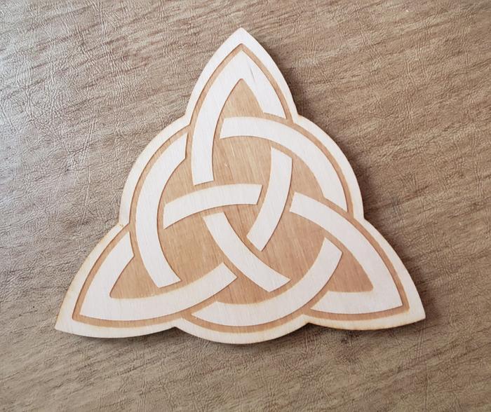 Triquetra Crystal Grid - Celtic Crystal Grid~4