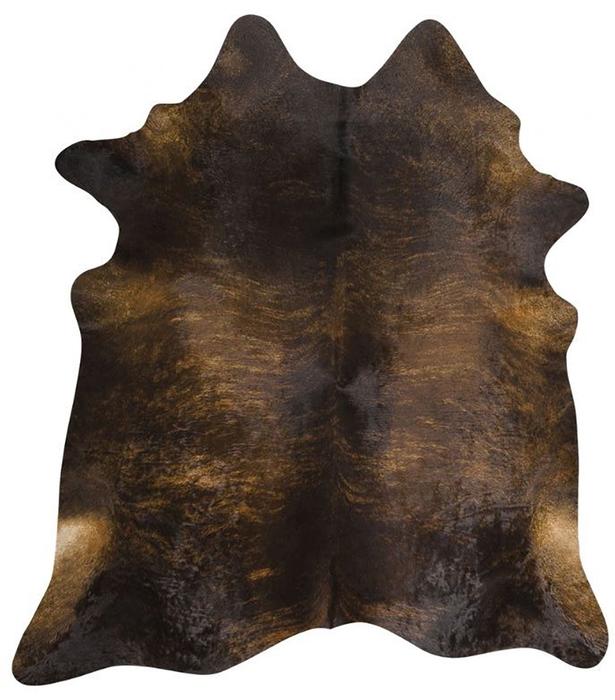 Dark Brindle Pattern Brazilian Cowhide Rug
