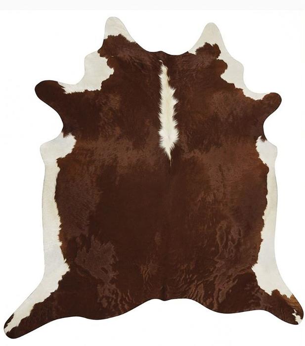 Hereford Brown Brazilian Cowhide Rug