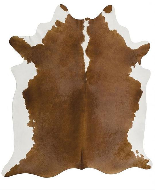 Hereford Brown Brazilian Cowhide Rug