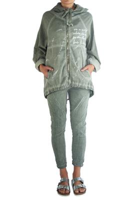 Print Hoodie (Grey Grey)