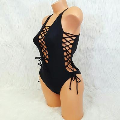 Lace Design Monokini Swim