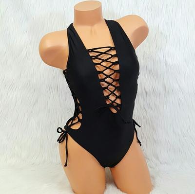 Lace Design Monokini Swim