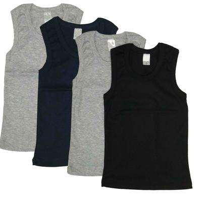 Wholesale Undershirt Tank Top Rippled Boys Infant,Toddler,kids   4420-4