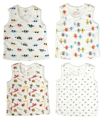 Wholesale Boys Tank Top Solid White Size Infant ,Toddler ,Kids   #4400