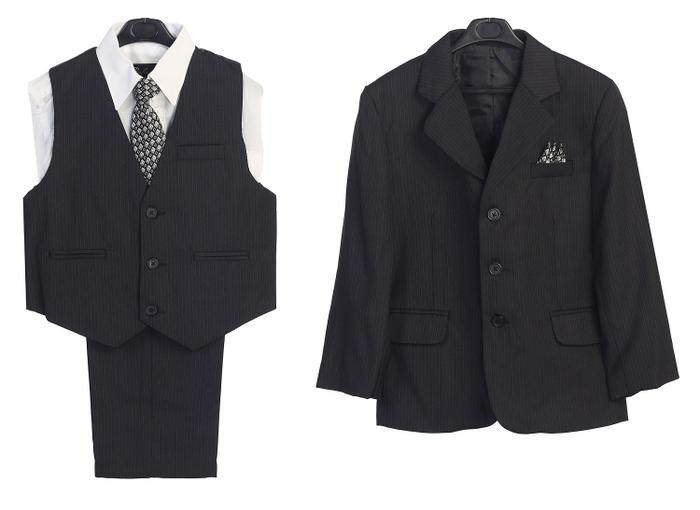 Boys Suit 5 PCS  Formal Toddler Kids With Tie Clarence SK998