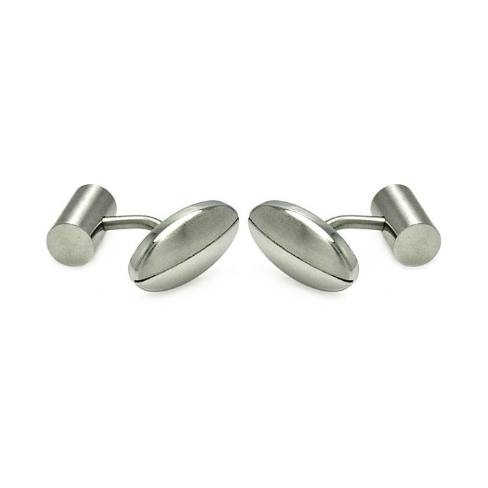 Wholesale Stainless Steel 925 Oval Cufflinks - SCU00004