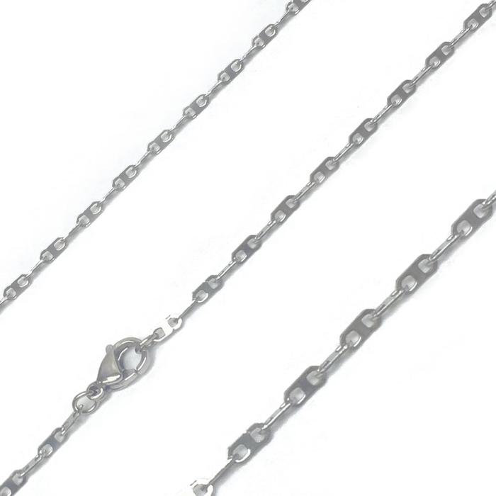Wholesale Stainless Steel Thin Flat Marina Link Chain 2mm - SSC092