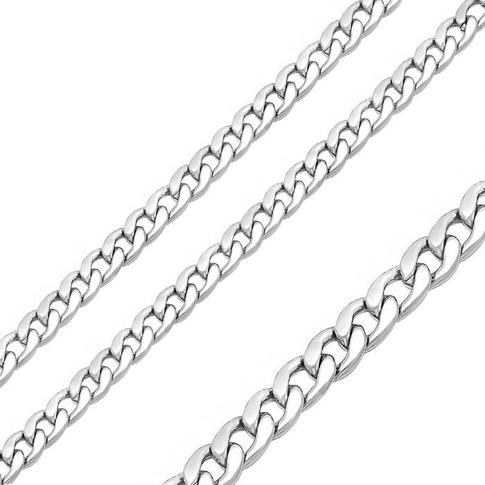 Wholesale Stainless Steel High Polished Curb Chain 6.8mm - SSC074