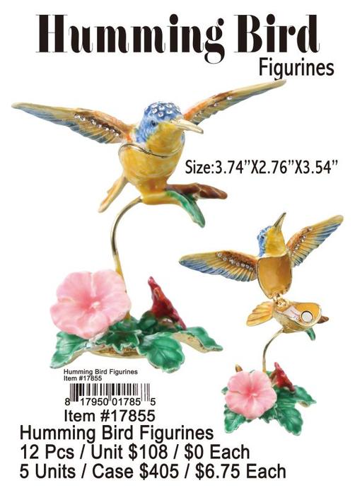 Humming Bird Figuriness - 12 Pieces Unit