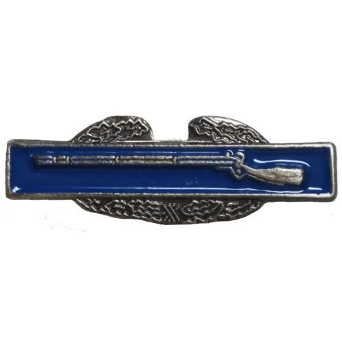 Combat Infantry Badge (CIB) Mini Pin - ANTIQUE SILVER - 15831ANSI (3/4 inch)
