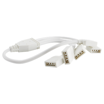 4 PIN RGB One-to-Four Strip Connector [C5T-10]