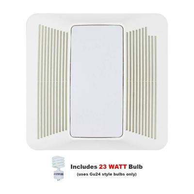 Bathroom Exhaust Fan with Light & Humidity Sensor