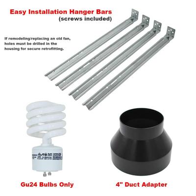 Bathroom Exhaust Fan with Light