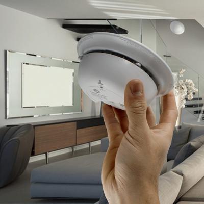 Smoke AC Powered Alarm w/Battery Back-Up (BRK 9120B)