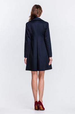 A-LINE BLUE TRENCHCOATn