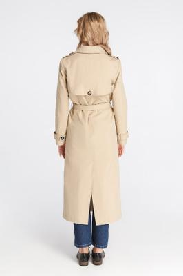 BEIGE TRENCH WITH HORN BUTTONSn