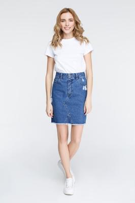 BLUE MINI SKIRTn