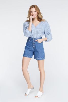DENIM SHORTS WITH BUTTONSn