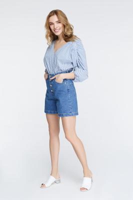 DENIM SHORTS WITH BUTTONSn