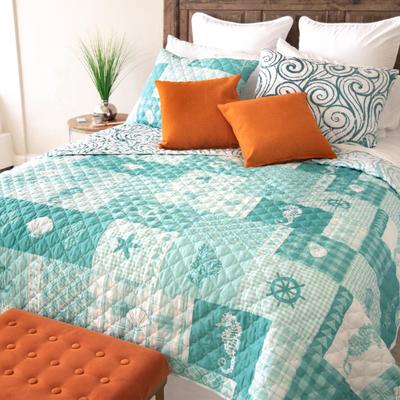 Seahorse Grid Bedding Sets