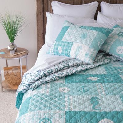 Seahorse Grid Bedding Sets