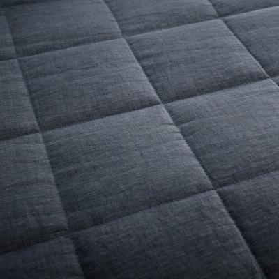 Dark Blue Linen Bedding Collection