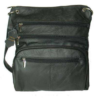 LEATHER SHOULDER IPAD MESSENGER BAG KP031