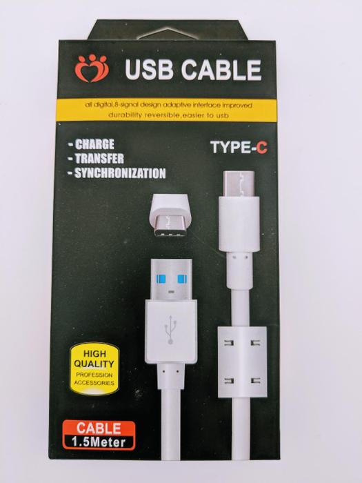 HIGH SPEED 2.4 Amp TYPE "C" CABLE