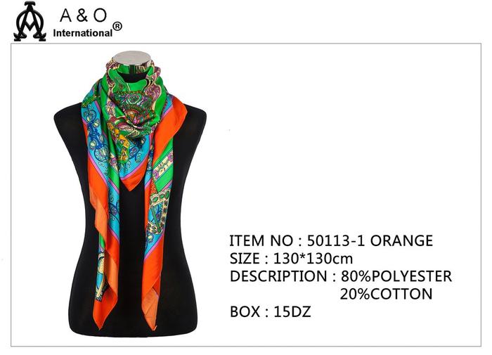 Orange Scarf