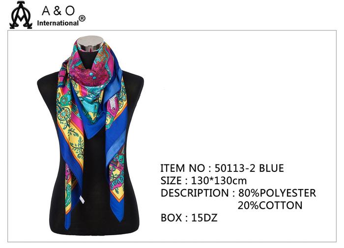 Blue Scarf