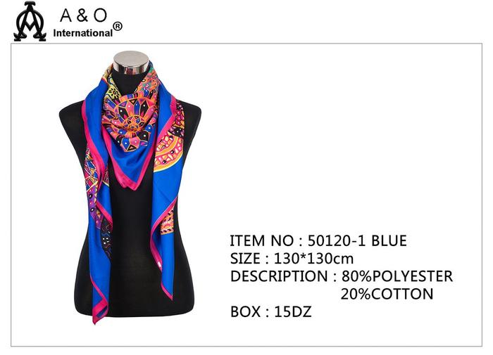 Blue Scarf