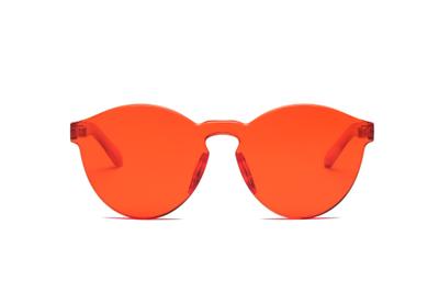 S2005 - Hipster Translucent Monochromatic Sunglasses