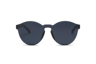 S2005 - Hipster Translucent Monochromatic Sunglasses