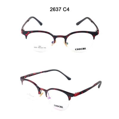 2637 Half Frame Round Prescription Glasses