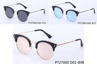 SHIVEDA-PT27060 - Women Round Cat Eye Fashion Sunglasses