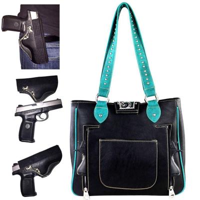 ABD-1003  American Bling Dual Sided Concealed Carry Tote Bag