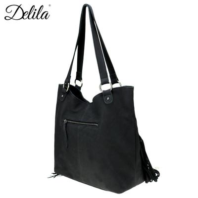 LEA-6046 Delila 100% Genuine Leather Collection Tote