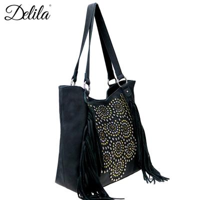 LEA-6046 Delila 100% Genuine Leather Collection Tote