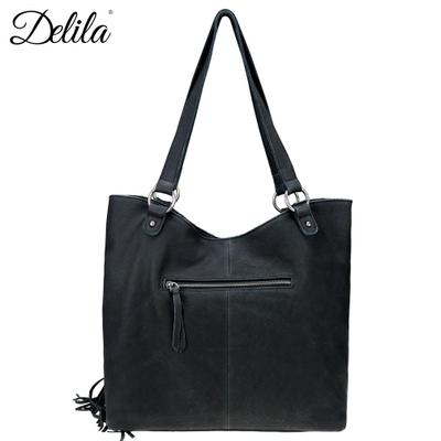 LEA-6046 Delila 100% Genuine Leather Collection Tote