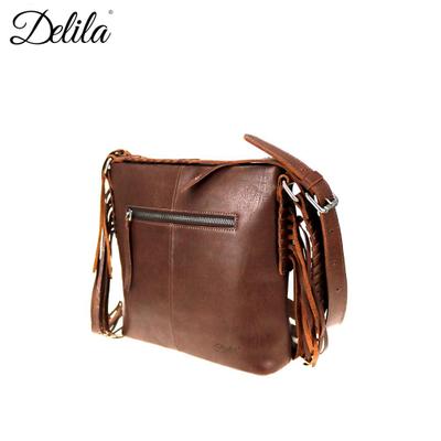 LEA-6050 Delila 100% Genuine Leather Hair-On Hide Collection Crossbody