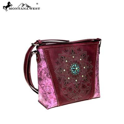 MW784-8360 Montana West Concho Collection Crossbody