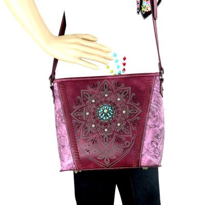 MW784-8360 Montana West Concho Collection Crossbody