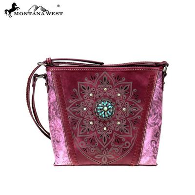 MW784-8360 Montana West Concho Collection Crossbody