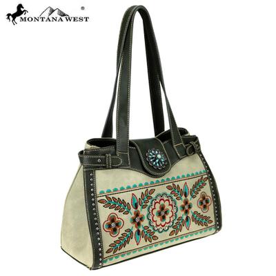 MW780-8587 Montana West Embroidered Collection Tote