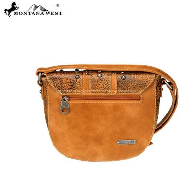 MW747-8360 Montana West Concho Collection Saddle Bag